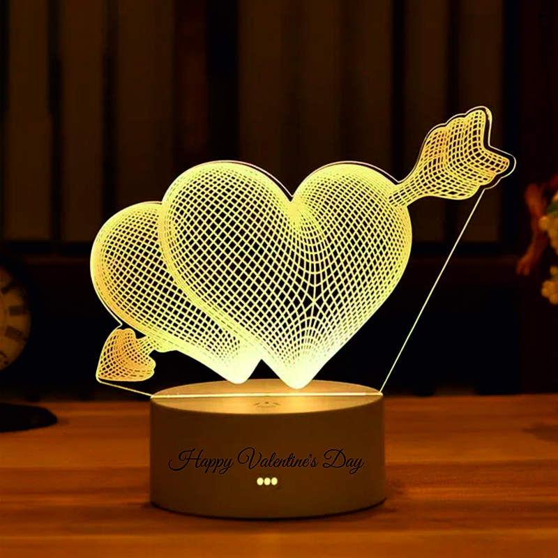 3D Heart  LED Lamp
